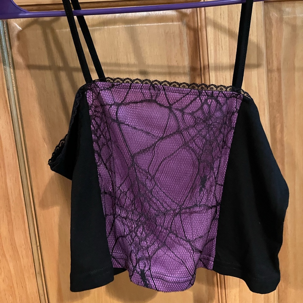 Spiderweb crop top